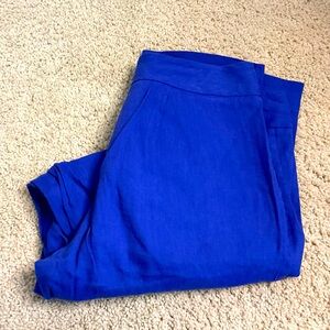 Bright electric blue pants by Vince Camuto